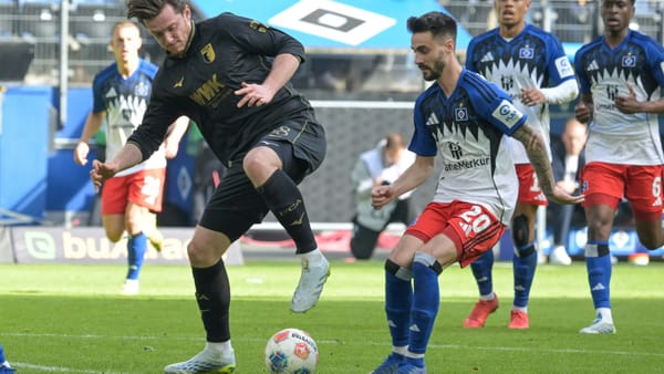 In Unterzahl: HSV rettet Punkt gegen Augsburg