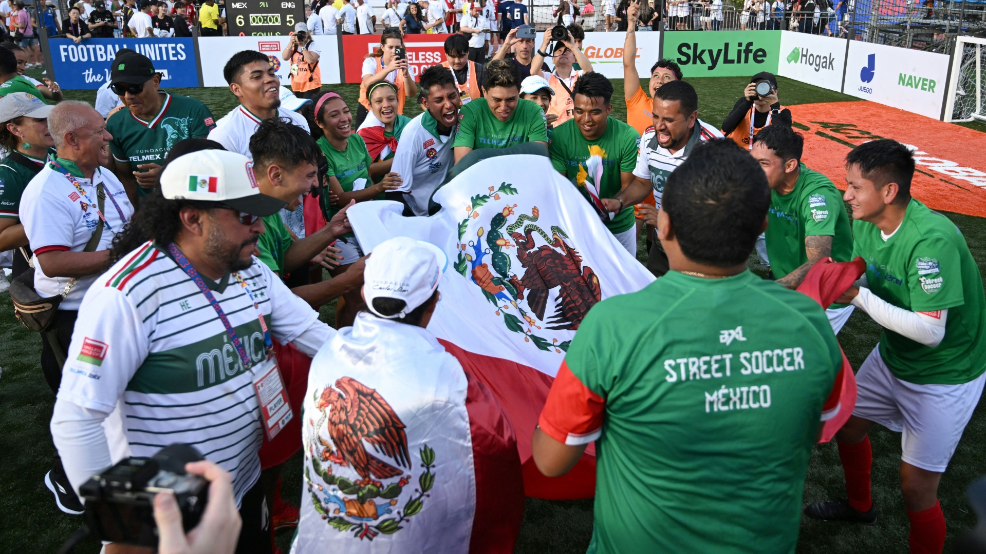 Mexiko holt beide Titel bei der Obdachlosen-WM Mexiko holt beide Titel bei der Obdachlosen-WM