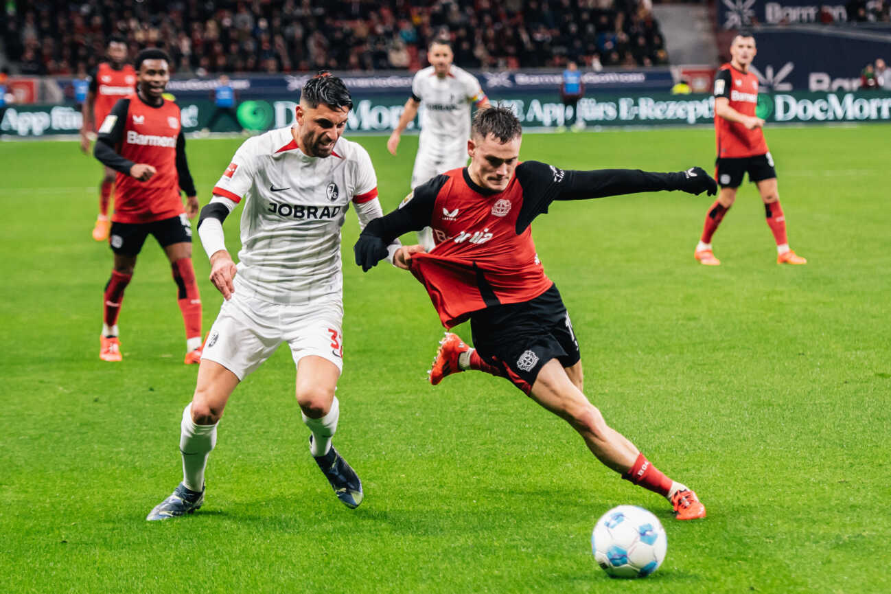 bayer-04-leverkusen-v-club-1056028402 Bayer 04 Leverkusen v Club Freiburg - Bundesliga Florian Wirtz of Bayer 04 Leverkusen is in action during the Bundesliga match between Bayer 04 Leverkusen and Sport-Club Freiburg at BayArena in Leverkusen, Germany, on December 21, 2024. Leverkusen Germany PUBLICATIONxNOTxINxFRA Copyright: xHeshamxElsherifx originalFilename:elsherif-notitle241221_nprYL.jpg