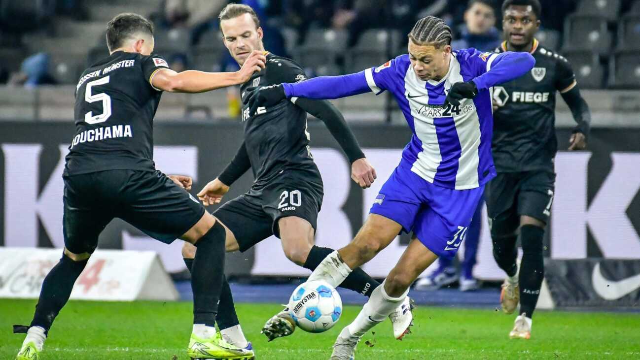 Nächster Rückschlag: Hertha verliert gegen Münster Nächster Rückschlag: Hertha verliert gegen Münster