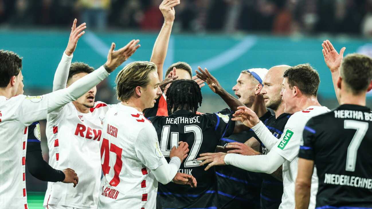 Dank Berliner Aussetzern: Köln kämpft sich ins Viertelfinale Dank Berliner Aussetzern: Köln kämpft sich ins Viertelfinale
