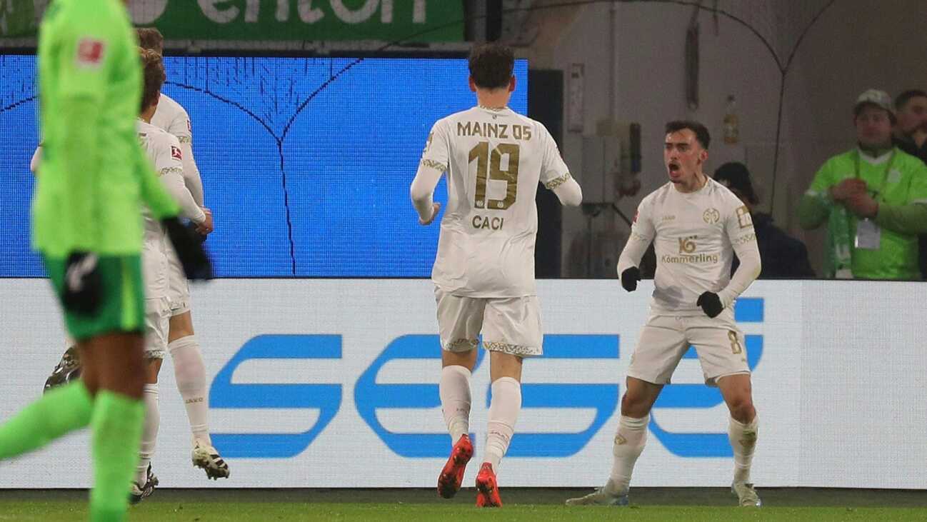 Dank Joker Wind: Wolfsburg dreht Spiel gegen Mainz Dank Joker Wind: Wolfsburg dreht Spiel gegen Mainz