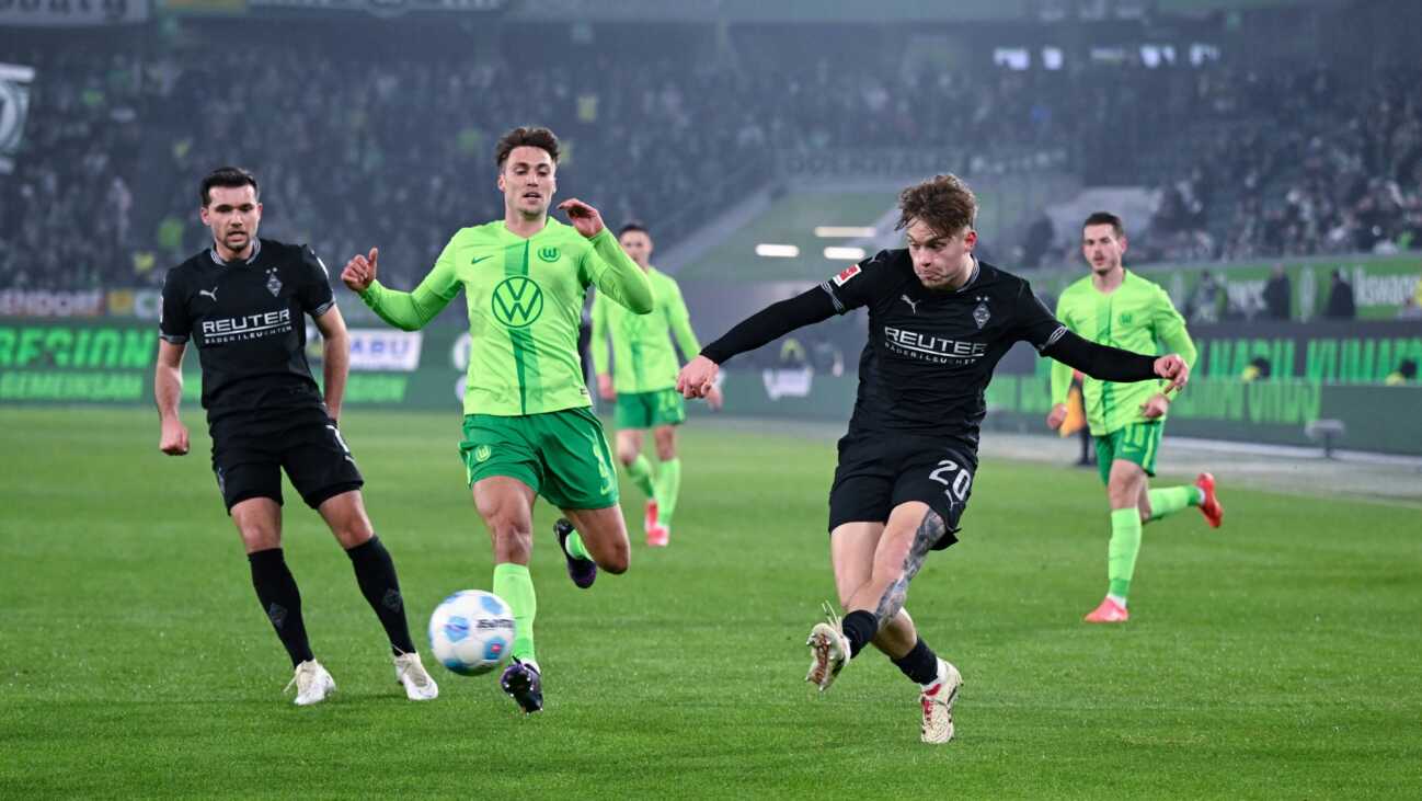 Nach Blitzstart durch Wind: Wolfsburg zerlegt Gladbach Nach Blitzstart durch Wind: Wolfsburg zerlegt Gladbach