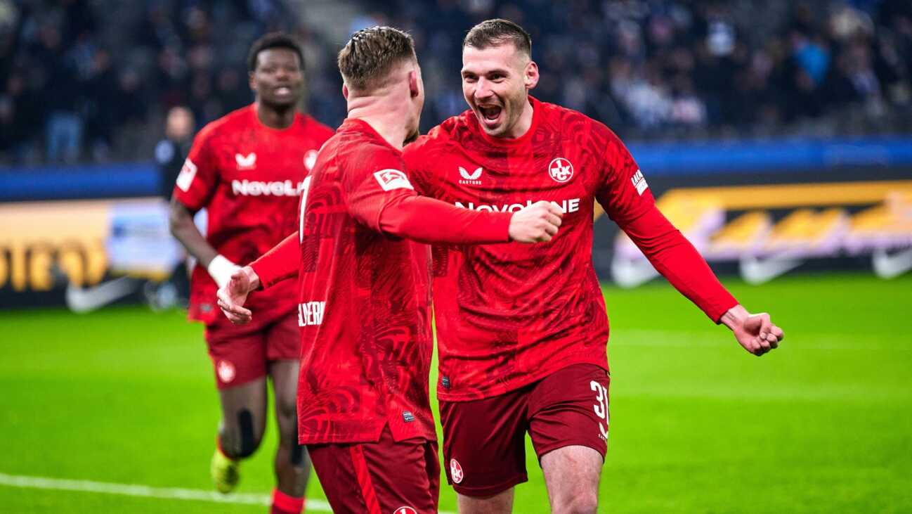 Sieg in Berlin: Kaiserslautern erobert Aufstiegsplatz Sieg in Berlin: Kaiserslautern erobert Aufstiegsplatz