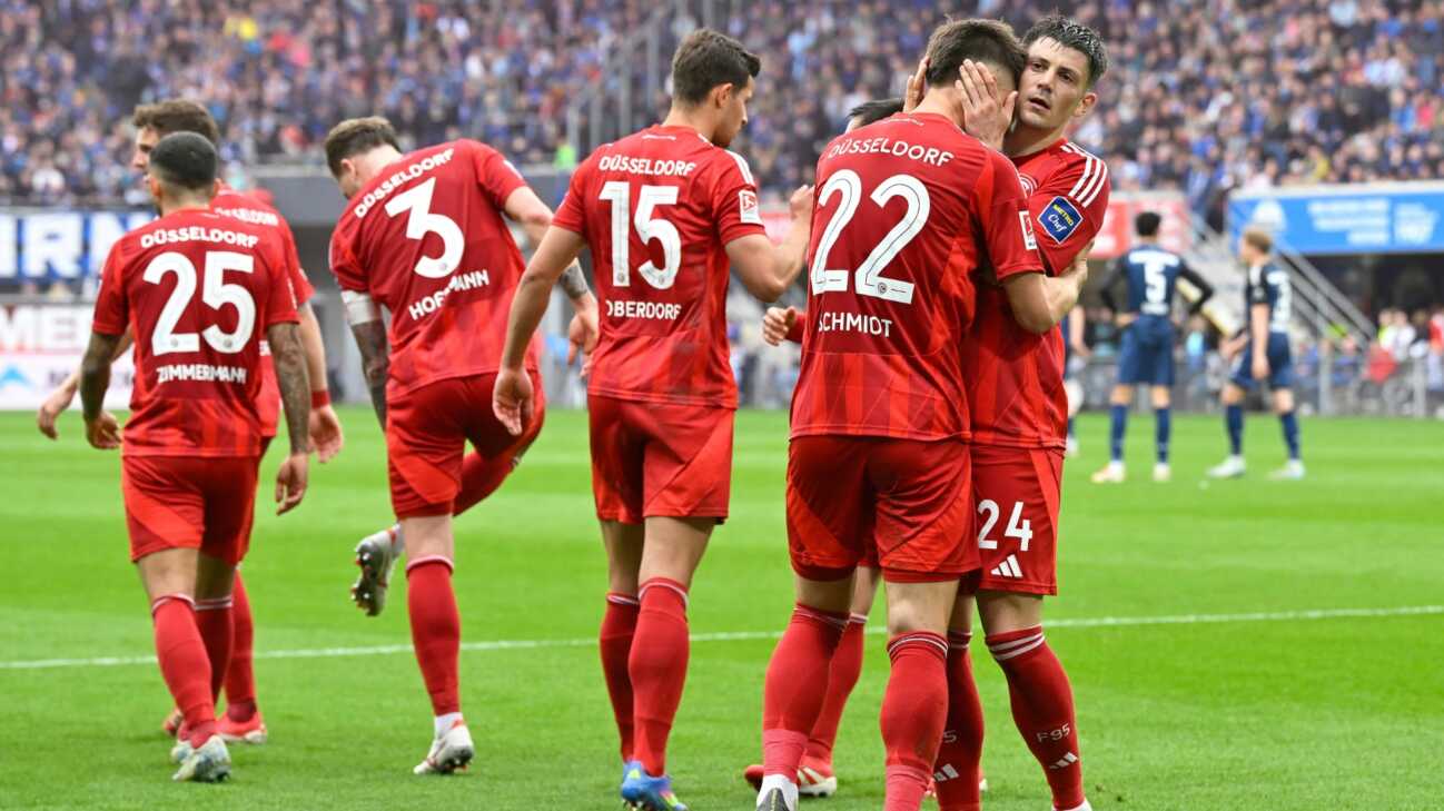 Sieg im Verfolgerduell: Düsseldorf springt auf Platz vier Sieg im Verfolgerduell: Düsseldorf springt auf Platz vier
