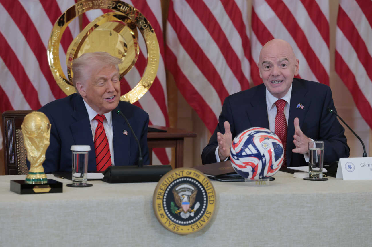 US-Präsident Trump mit Fifa-Präsident Infantino. Foto: Getty (OF)