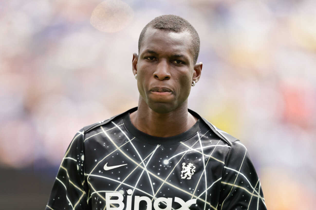 EAST RUTHERFORD, NJ - JULY 13: Nicolas Jackson 15 of Chelsea F.C. on the field prior to the FIFA Club World Cup Final against Paris Saint-Germain on July, 13, 2025 at MetLife Stadium in East Rutherford, New Jersey. Photo by Rich Graessle/Icon Sportswire SOCCER: JUL 13 FIFA Club World Cup Final Paris Saint-Germain vs Chelsea FC EDITORIAL USE ONLY Icon25071313688
