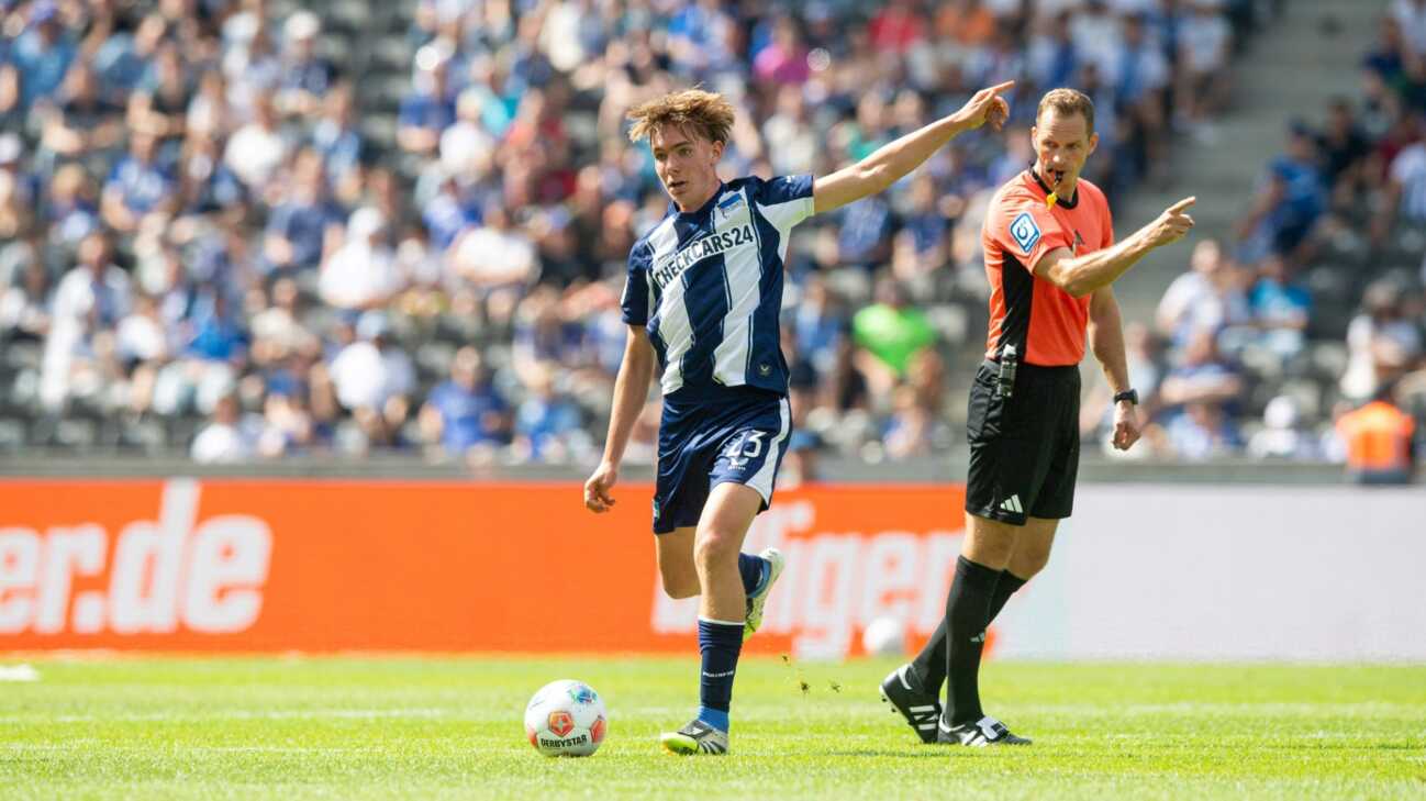 Herthas Eichhorn jüngster Spieler der 2. Bundesliga Herthas Eichhorn jüngster Spieler der 2. Bundesliga