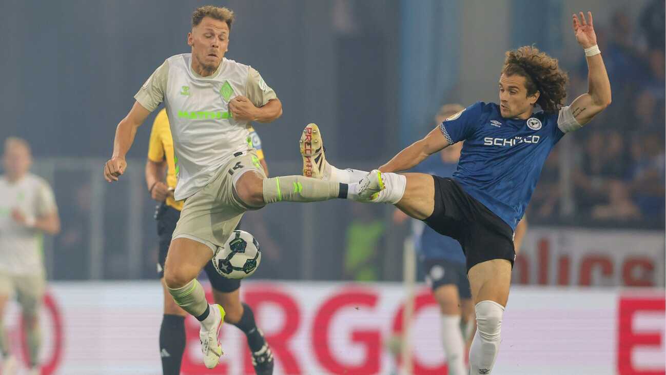 "Die Alm brennt": Bielefeld besiegt Bremen im Pokal
