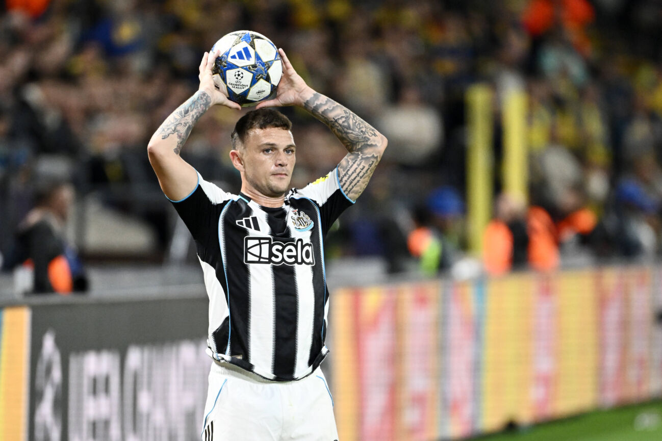 251001 Royale Union Saint-Gilloise vs Newcastle United FC Kieran Trippier (2) of Newcastle pictured during the Uefa Champions League second matchday in the League phase game in season 2025 - 2026 between Royale Union Saint-Gilloise and Newcastle United FC on October 1 , 2025 in Anderlecht, Belgium. (Photo by Maarten Straetemans Isosport) Anderlecht Belgium PUBLICATIONxNOTxINxBELxUKxUSA Copyright: xMaartenxStraetemansx UCL_PSV-UNION_20251001_119