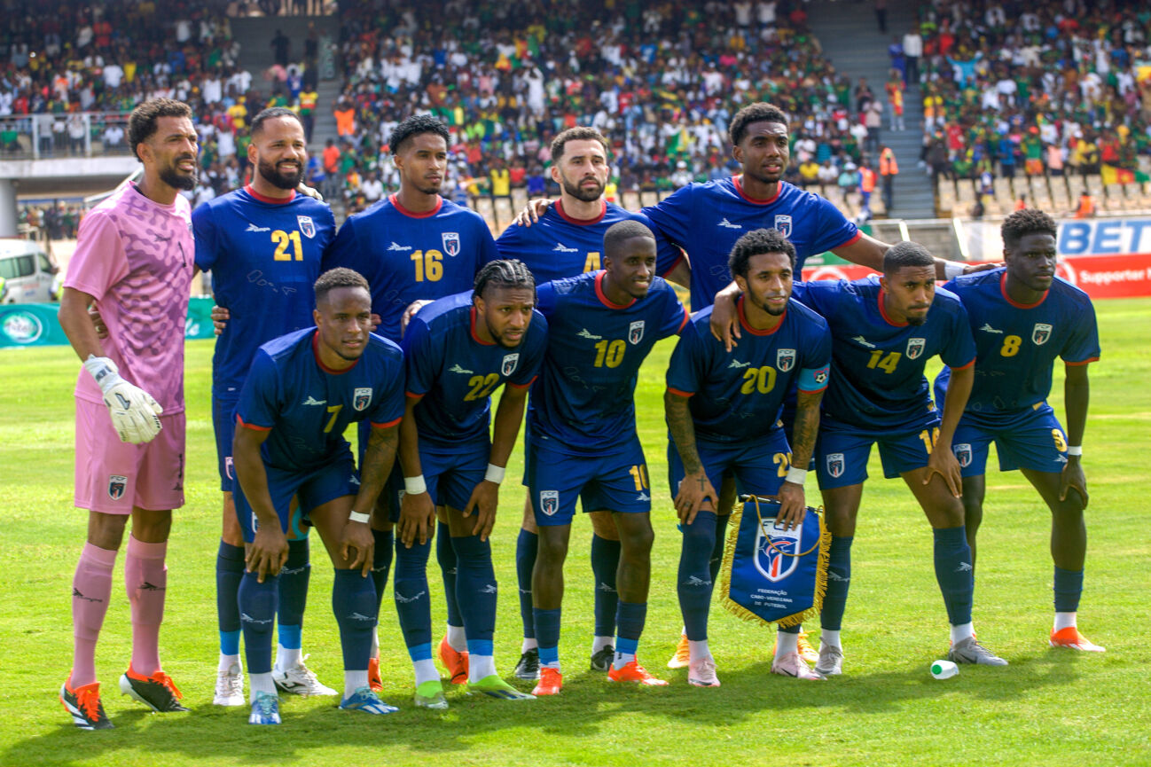 YAOUNDE, CAMEROON - JUNE 8: Cape Verde during the 2026 FIFA World Cup, WM, Weltmeisterschaft, Fussball Qualifier match between Cameroon and Cape Verde at Stade Omnisport Ahmadou Ahidjo on June 8, 2024 in Yaounde, Cameroon. Photo by Vincent Kimto Copyright: xShengolpixs-Kimtox