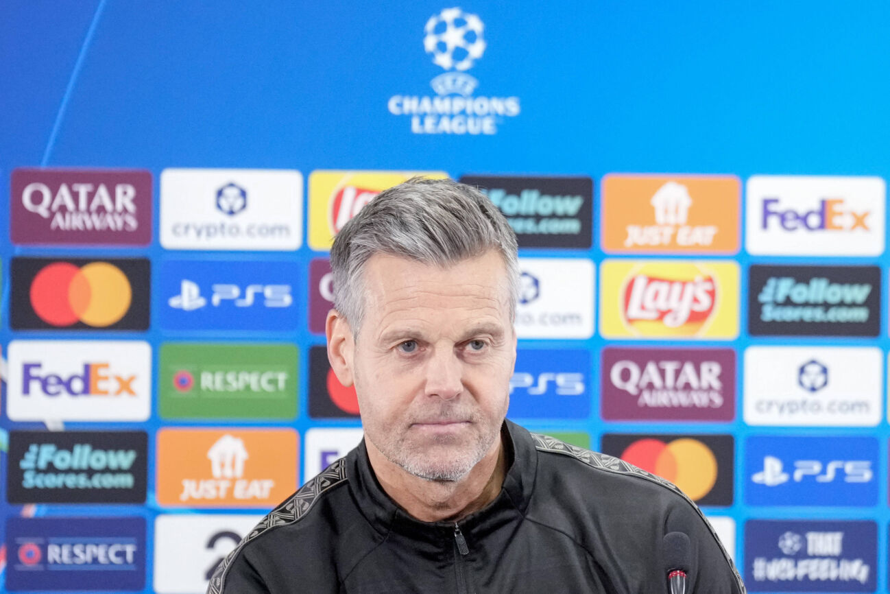 Football, press conference, PK, Pressekonferenz with Bodo Glimt Oslo 20251103. Bodo Glimt s coach Kjetil Knutsen and Sondre Auklend during a press conference with Bodo Glimt at Aspmyra stadium before the Champions League football match against Monaco. Photo: Fredrik Varfjell NTB POOL Oslo Norway EDITORIAL USE ONLY. RESTRICTED USE FOR BETTING COMPANIES Ref:_SPOPAJn0cqHuqg.jpg *** Football, press conference with Bodo Glimt Oslo 20251103 Bodo Glimt s coach Kjetil Knutsen and Sondre Auklend during a press conference with Bodo Glimt at Aspmyra stadium before the Champions League football match against Monaco Photo Fredrik Varfjell NTB POOL Oslo Norway EDITORIAL USE ONLY RESTRICTED USE FOR BETTING COMPANIES PUBLICATIONxNOTxINxNORxSWExDENxFINxFRA Copyright: xFredrikxVarfjellx xNTBx