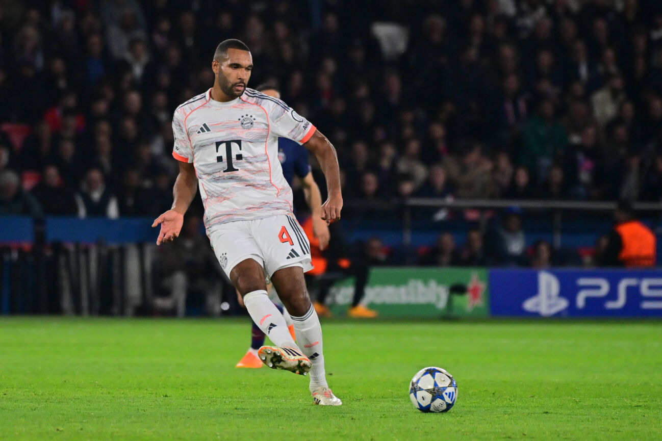 FOOTBALL : PSG vs Bayern Munich - Ligue des Champions - 04/11/2025 Jonathan Tah 4 - Bayern Munich during the UEFA Champions League match between Paris Saint Germain and FC Bayern Munich at Parc Des Princes on November 04 , 2025 in Paris, France. Photo by Federico Pestellini / PsnewZ ParisFrance PUBLICATIONxNOTxINxFRAxBEL Copyright: xFedericoxPestellinix