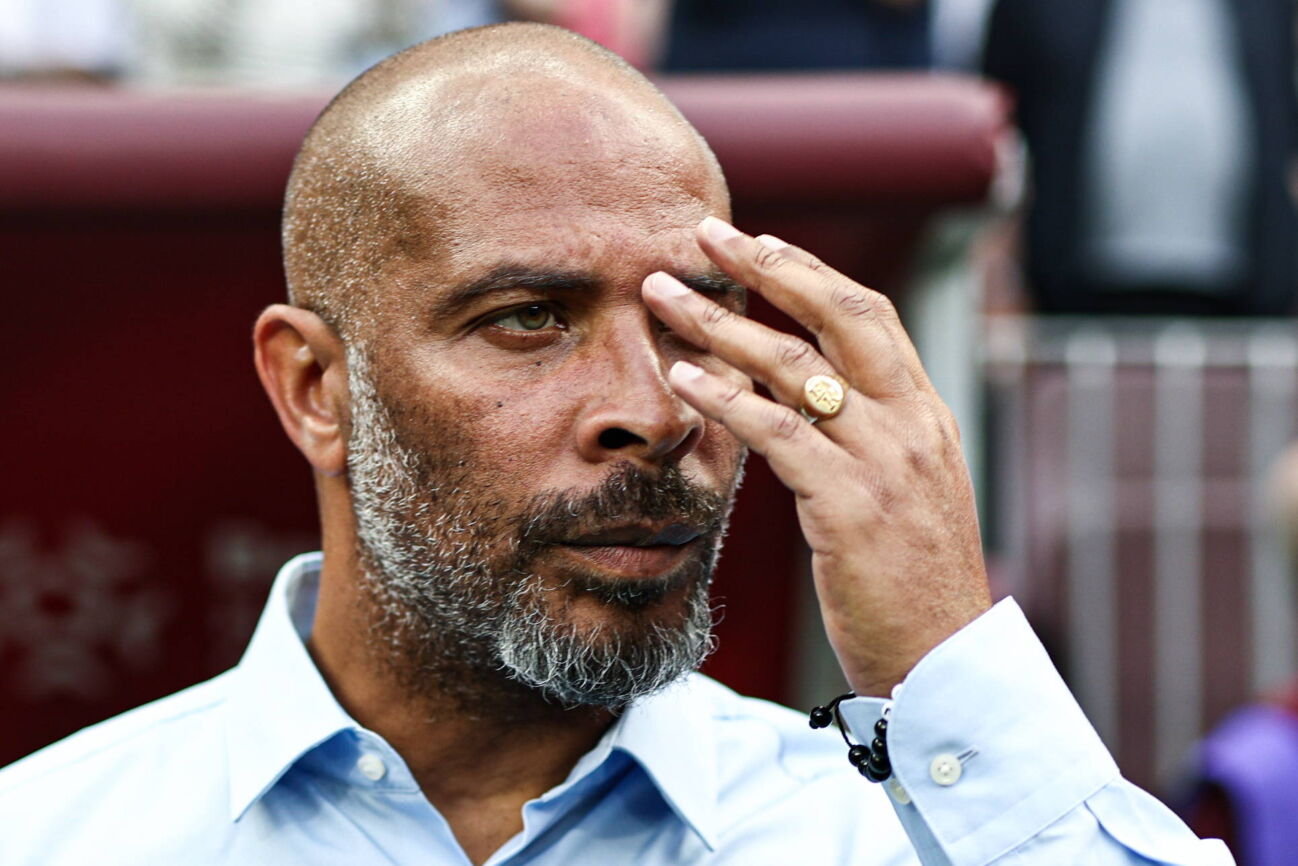 RUSSIA, MOSCOW - JUNE 6, 2025: Eric Chelle, head coach of the Nigeria national football team, looks on before the start of a friendly football match between Russia and Nigeria at Luzhniki Stadium. Mikhail Tereshchenko TASS PUBLICATIONxINxGERxAUTxONLY 81455201