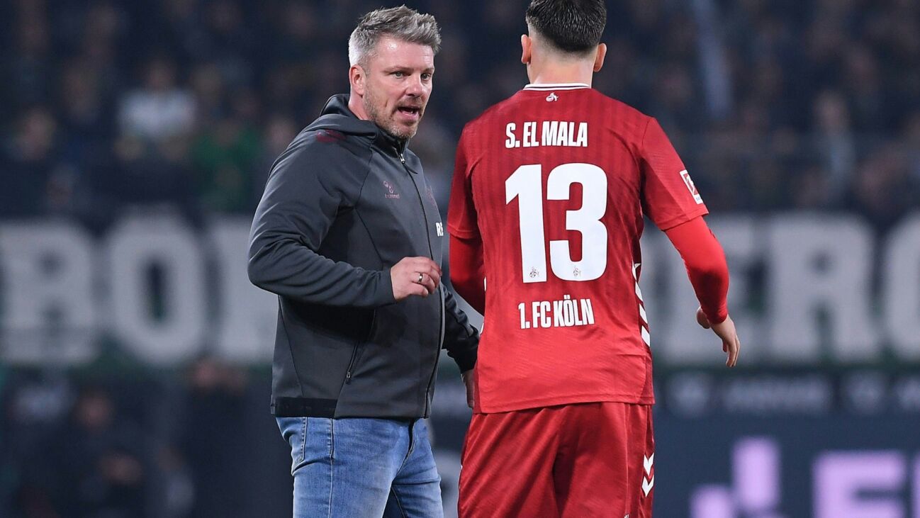 Kwasniok über El-Mala-Auswechslung: "Er war nicht gut" Kwasniok über El-Mala-Auswechslung: "Er war nicht gut"