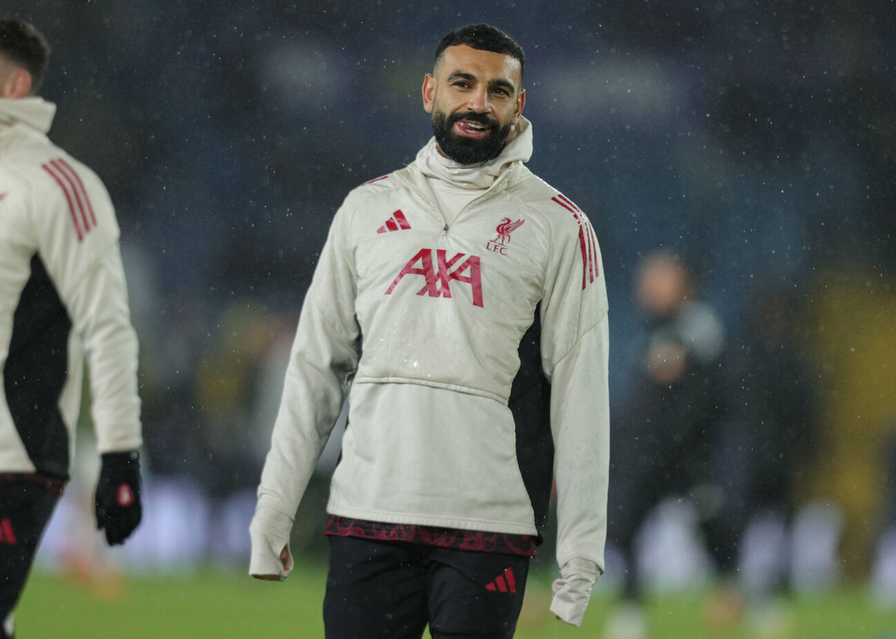 Premier League Leeds United v Liverpool Mohamed Salah of Liverpool in the pregame warmup session during the Premier League match Leeds United vs Liverpool at Elland Road, Leeds, United Kingdom, 6th December 2025 (Photo by Richard Bierton News Images) Leeds Elland Road West Yorkshire United Kingdom Copyright: xRichardxBierton NewsxImagesx