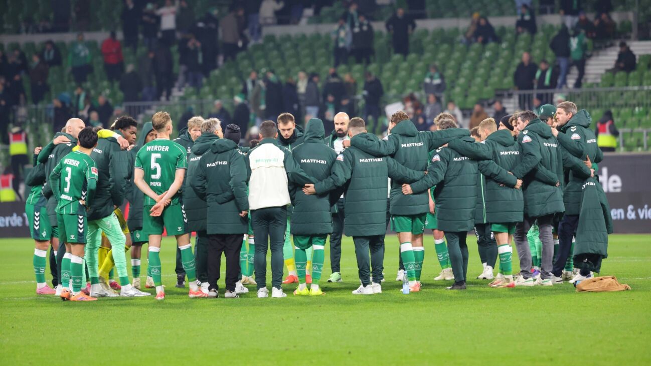 "Sauer" und ernüchtert: Werder wankt Richtung Weihnachtspause