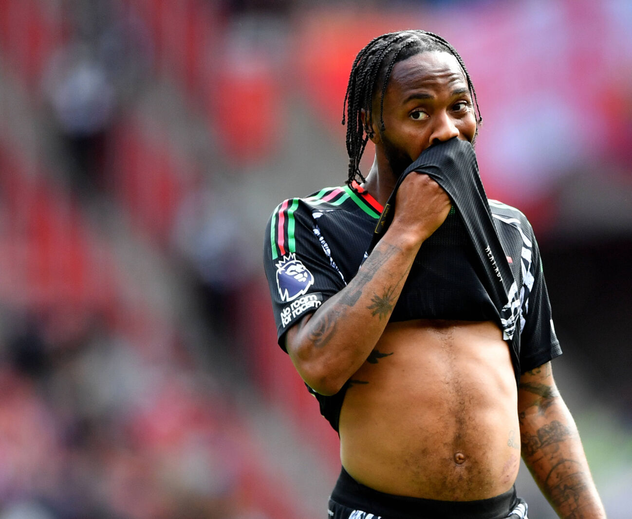 Southampton v Arsenal, Premier League, Football, St. Marys Stadium, Southampton, Hampshire, UK - 25 May 2025 Raheem Sterling of Arsenal Southampton St Marys Stadium Hampshire GBR, UK NEWSPAPERS OUT Copyright: xMarkxEnfieldx